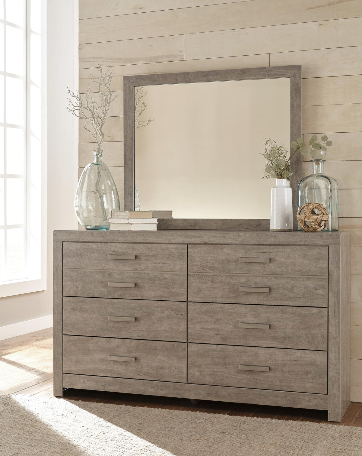 Culverbach Full Panel Bed, Dresser and Mirror