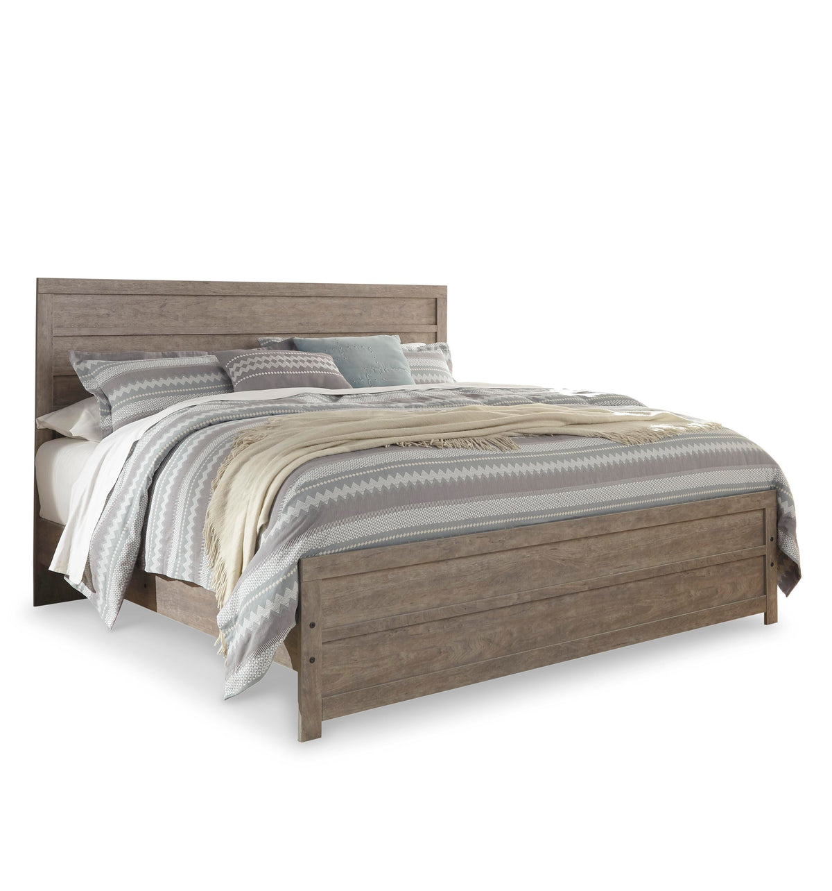 Culverbach King Panel Bed, Dresser and Mirror