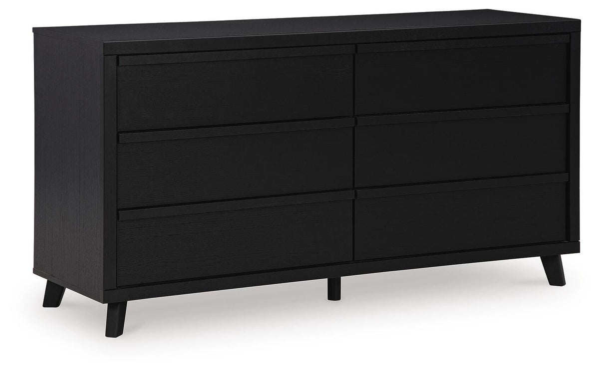 Danziar Queen Panel Bed and Dresser