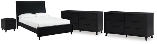 Danziar Queen Panel Bed, 2 Dressers and Nightstand