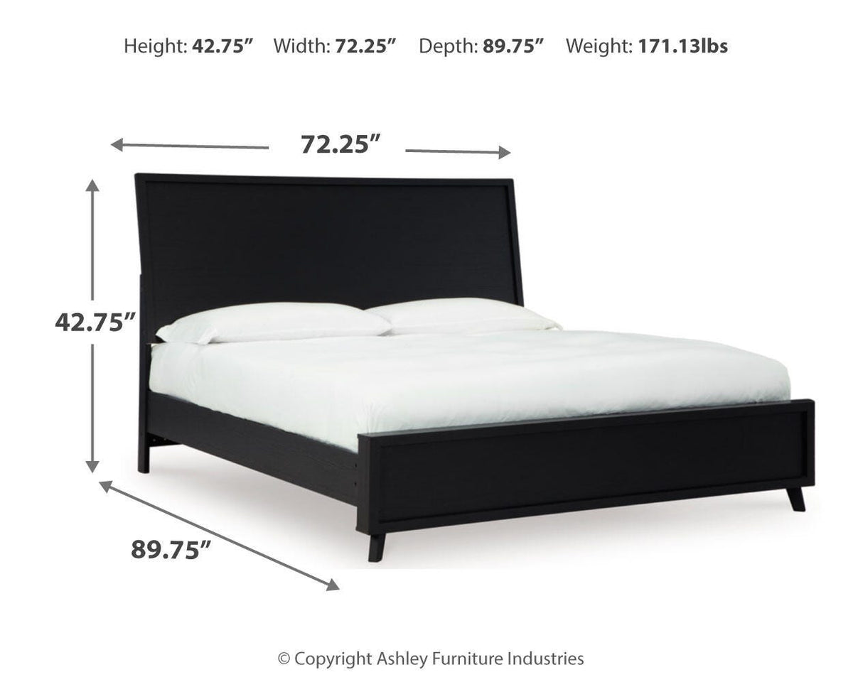Danziar Queen Panel Bed and Dresser
