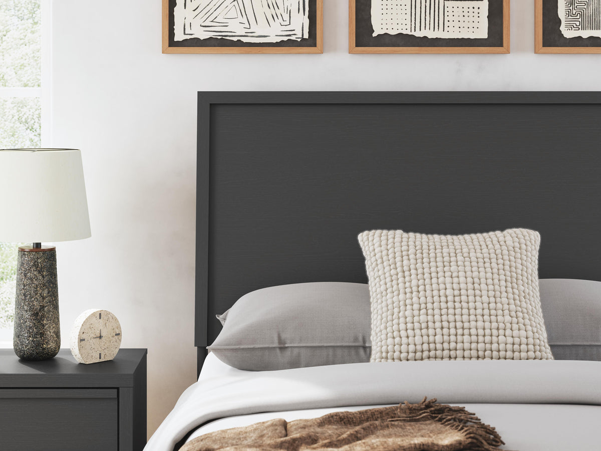 Danziar Full Panel Bed, Dresser and Mirror
