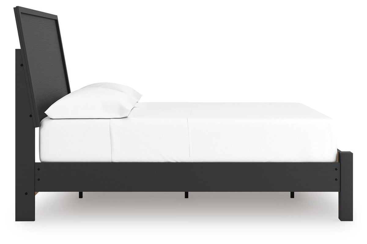 Danziar Full Panel Bed, Dresser and Mirror
