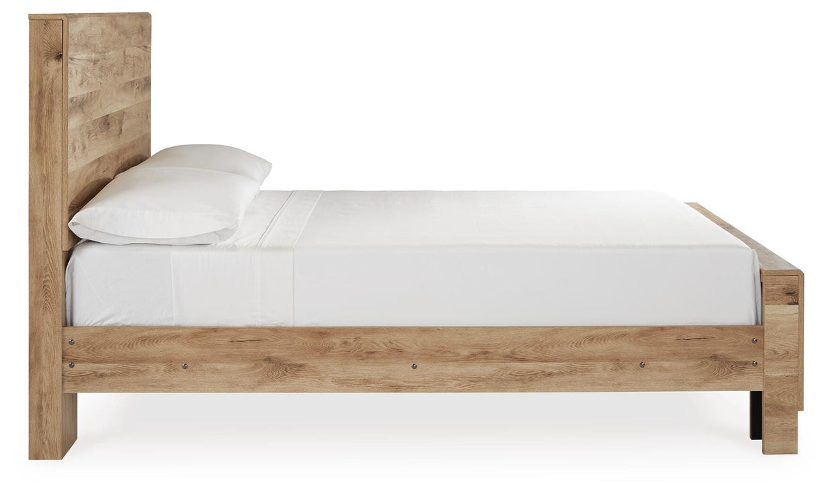 Hyanna Full Panel Bed, Dresser, Mirror and Nightstand