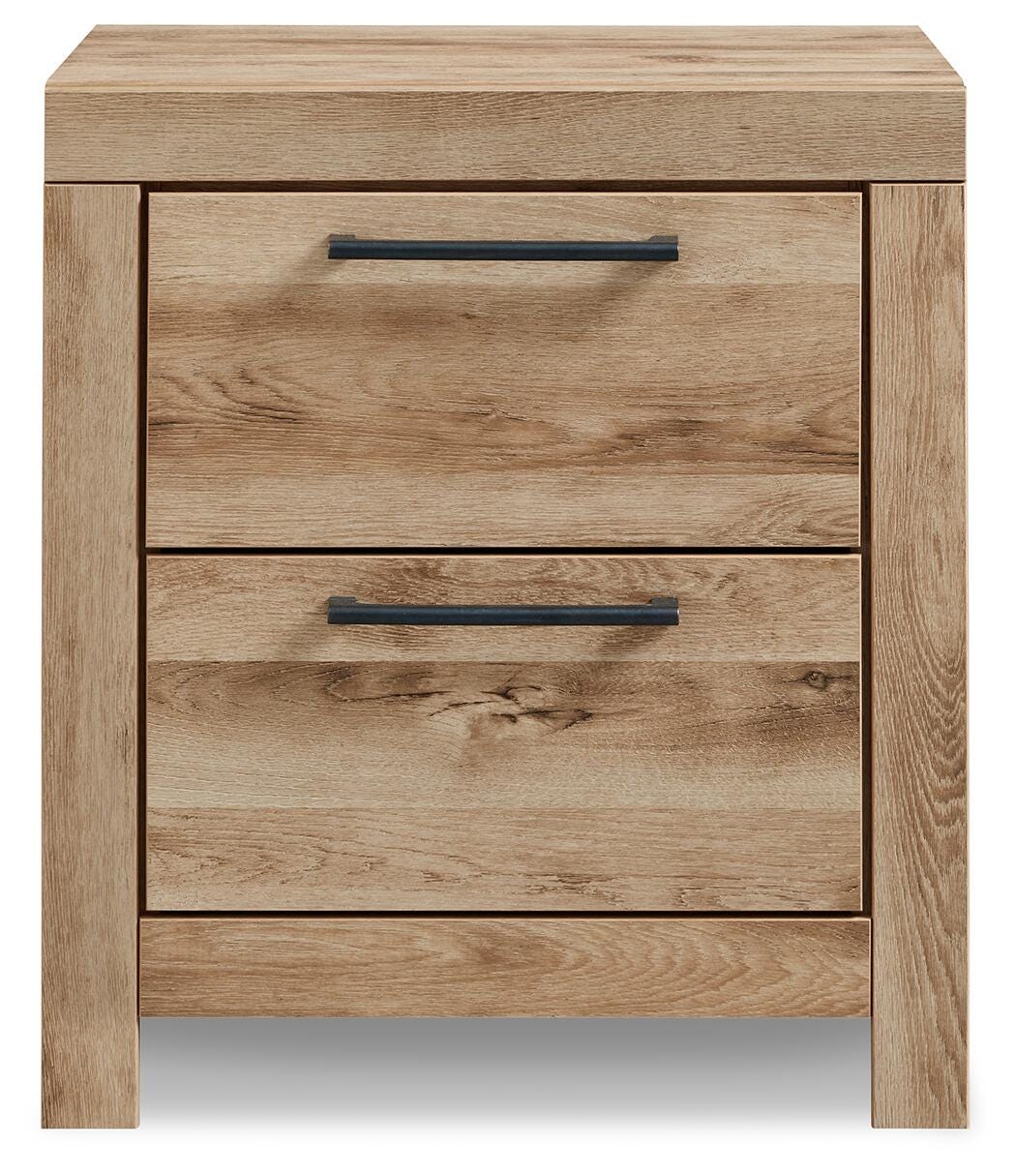 Hyanna Queen Panel Bed, Dresser, and Nightstand