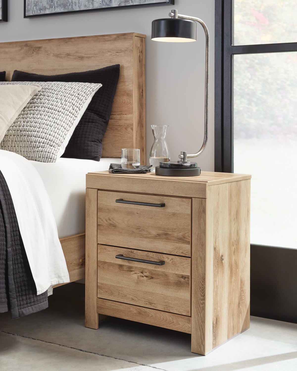 Hyanna Dresser, Mirror and 2 Nightstands