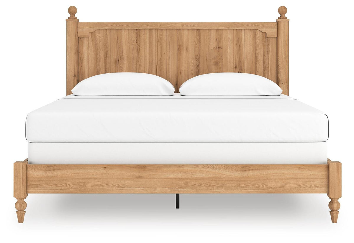 Aleaport King Panel Bed, Dresser, Mirror and Nightstand