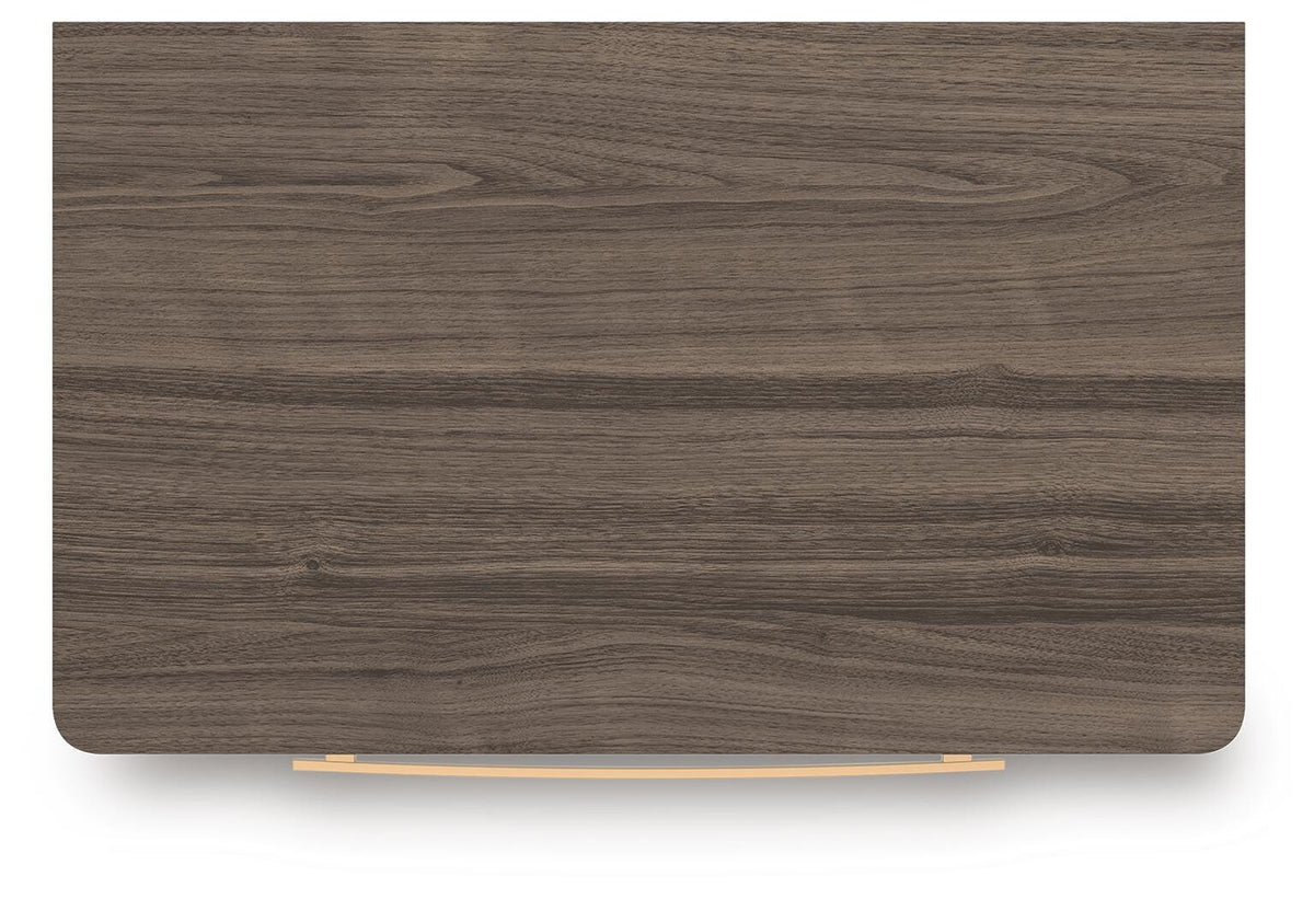 Kendanport Queen Upholstered Bed, Dresser and Nightstand