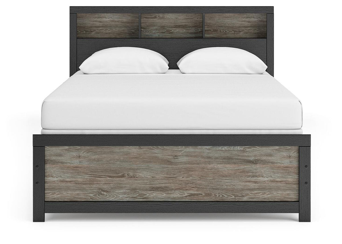 Broachmyn Queen Bookcase Panel Bed