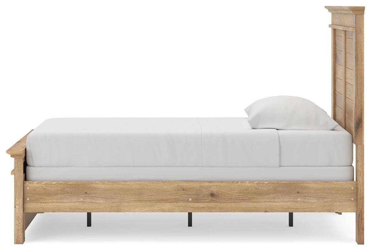 Makidern Twin Panel Bed, Dresser and Mirror
