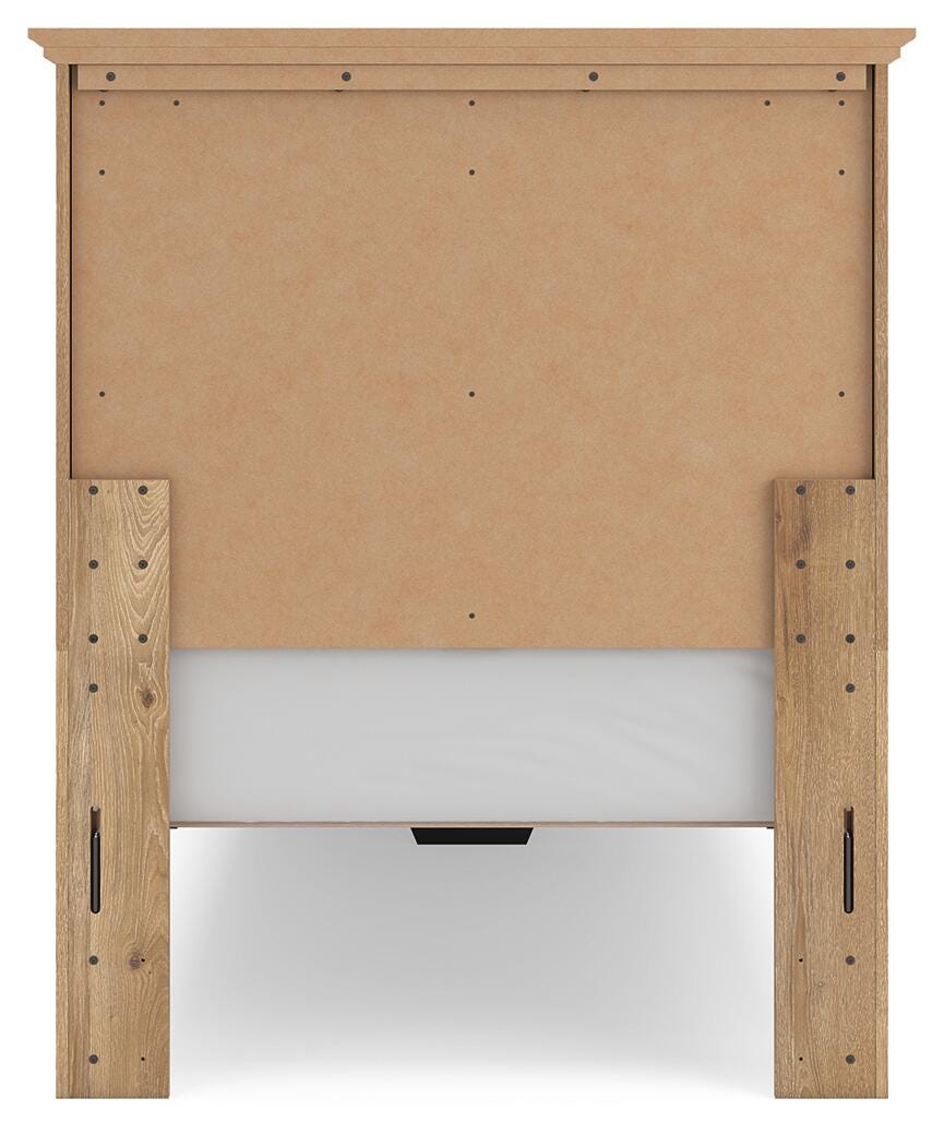 Makidern Twin Panel Storage Bed