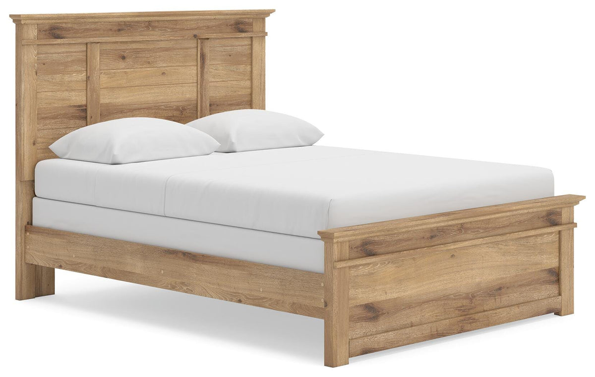 Makidern Queen Panel Bed, Dresser and Mirror