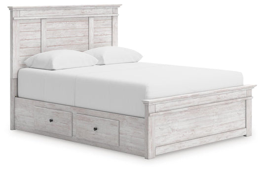Makidern Queen Panel Storage Bed