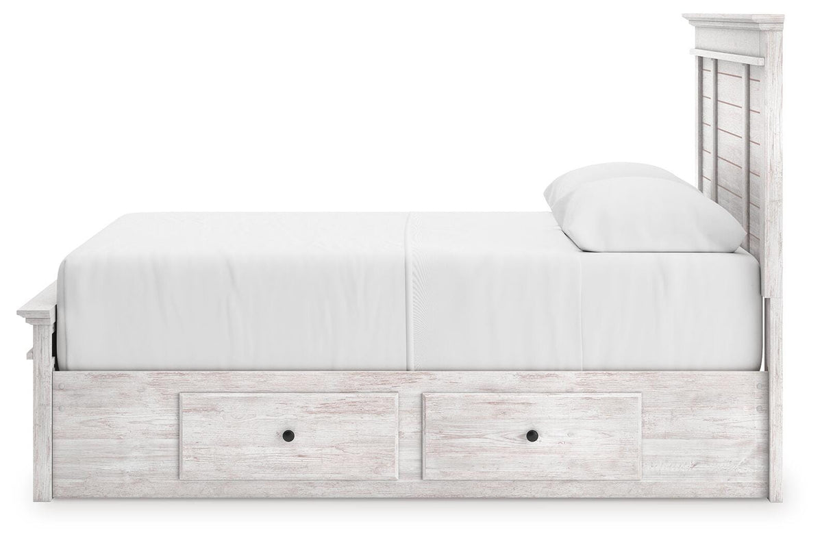 Makidern Queen Panel Storage Bed