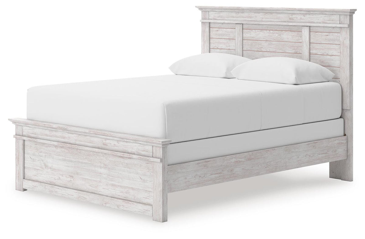 Makidern Queen Panel Bed, Dresser and Mirror