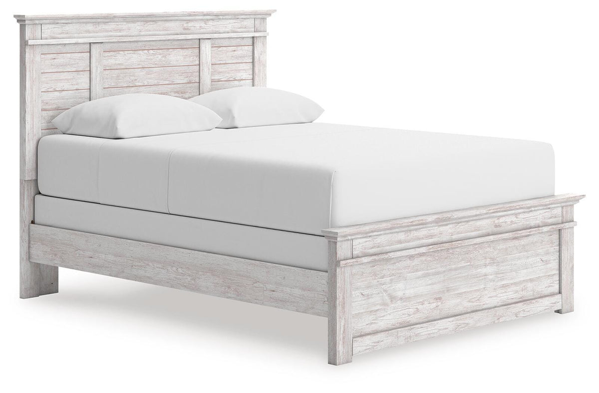 Makidern Queen Panel Bed, Dresser and Mirror