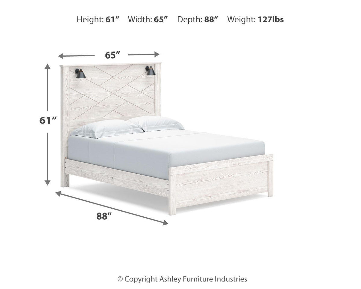 Gerridan Queen Panel Bed, Dresser, Mirror, and Nightstand
