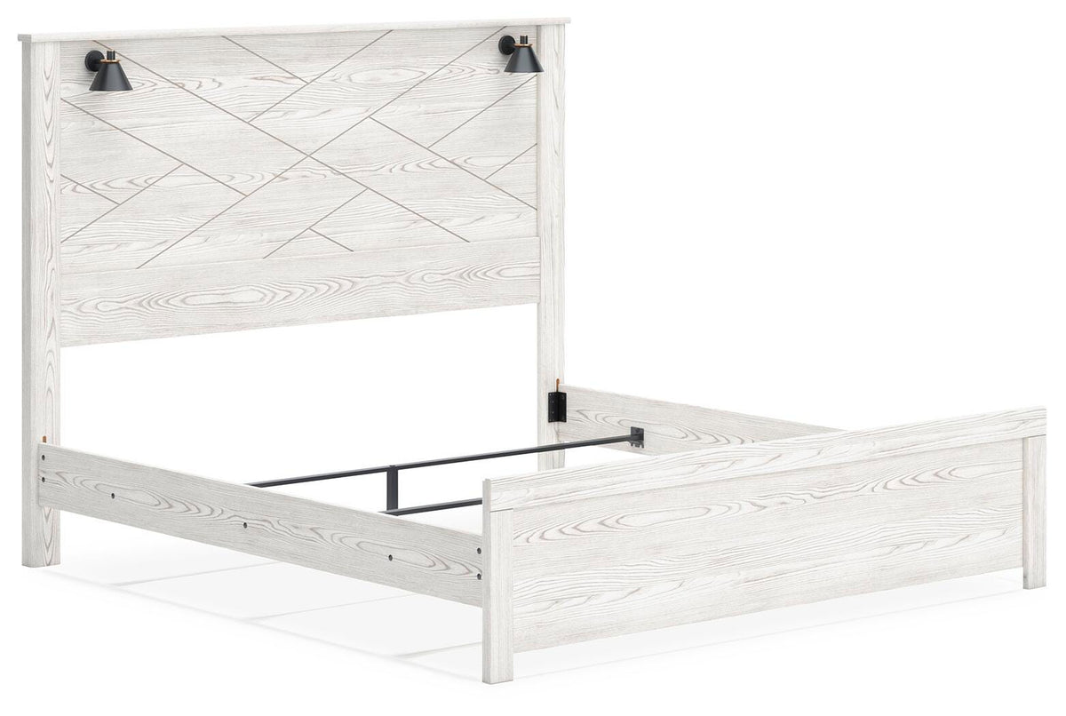 Gerridan King Panel Bed, Dresser, Mirror and 2 Nightstands