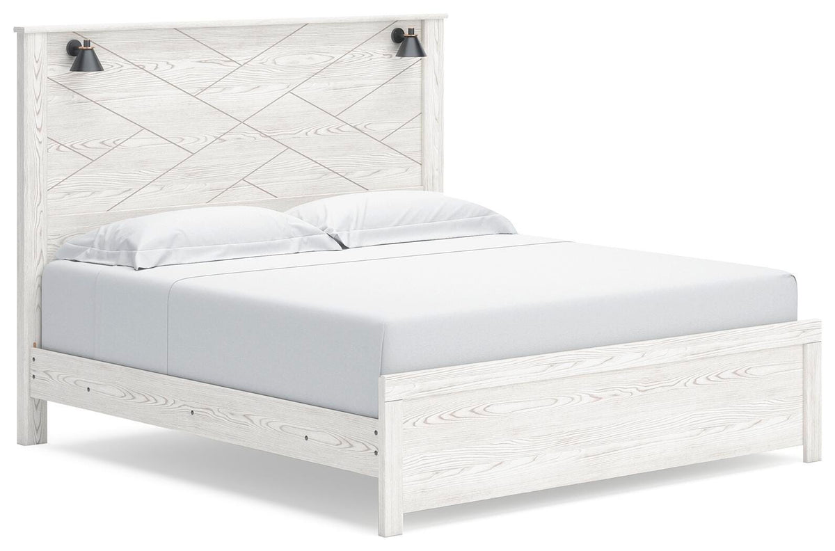 Gerridan King Panel Bed, Dresser and Mirror