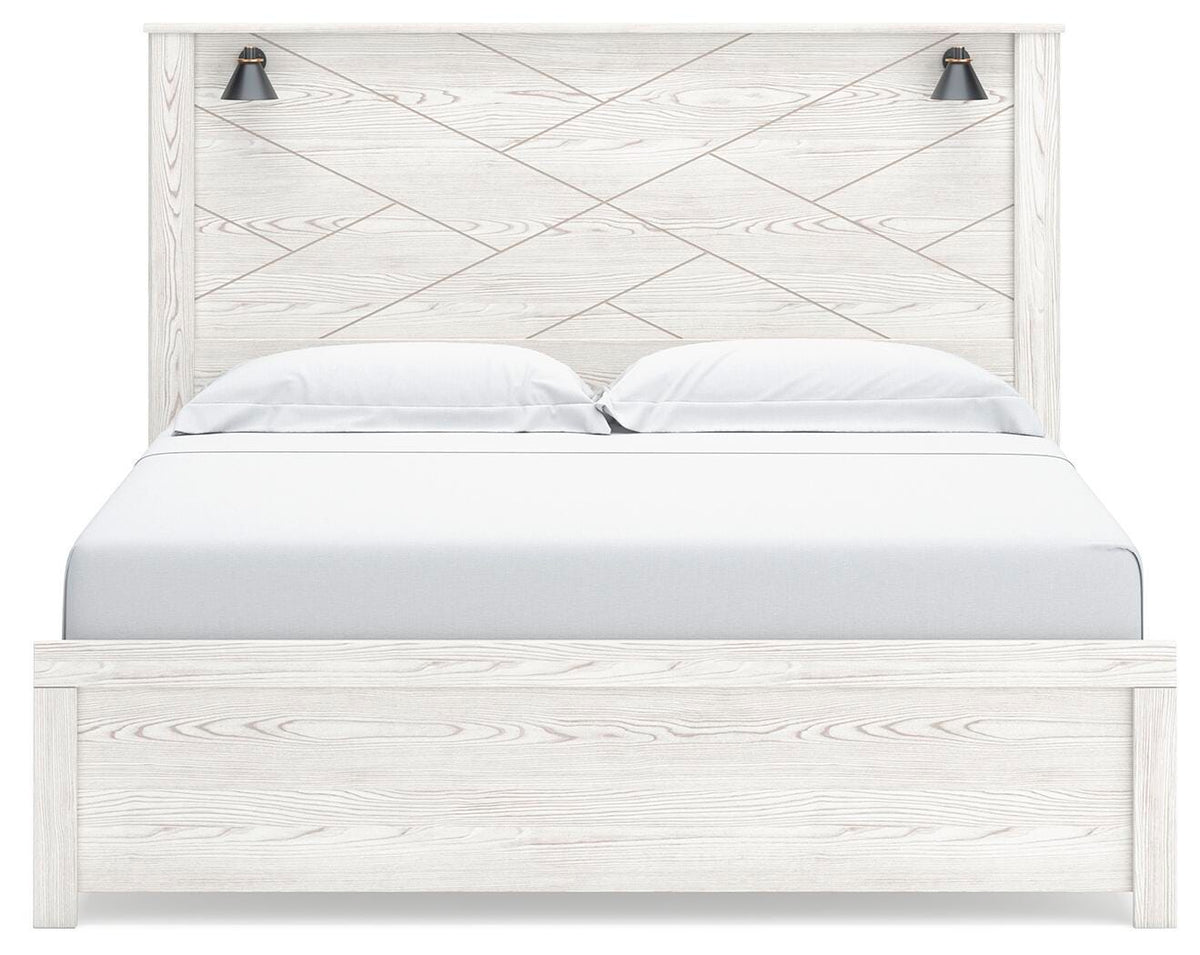 Gerridan King Panel Bed, Dresser, Mirror and 2 Nightstands