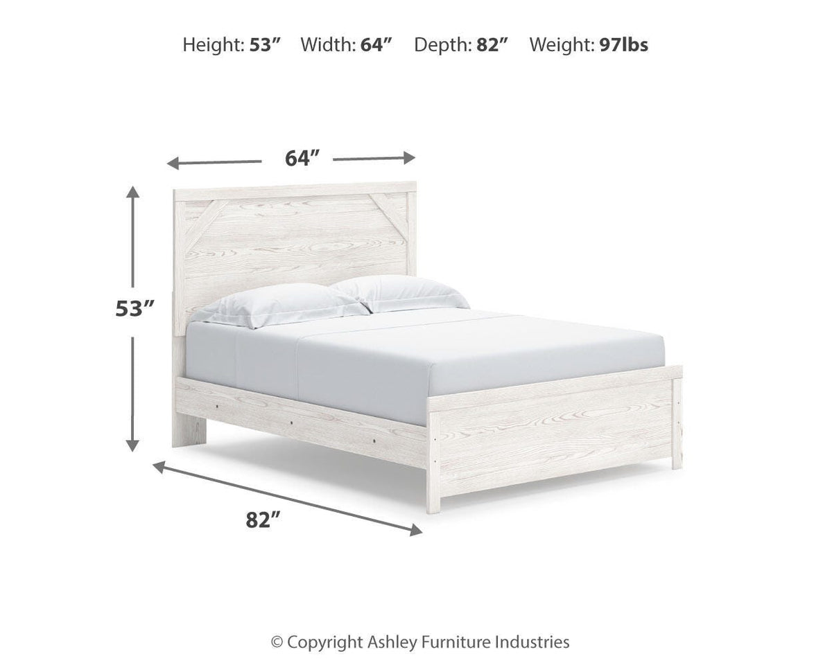 Gerridan King Panel Bed, Dresser and Nightstand