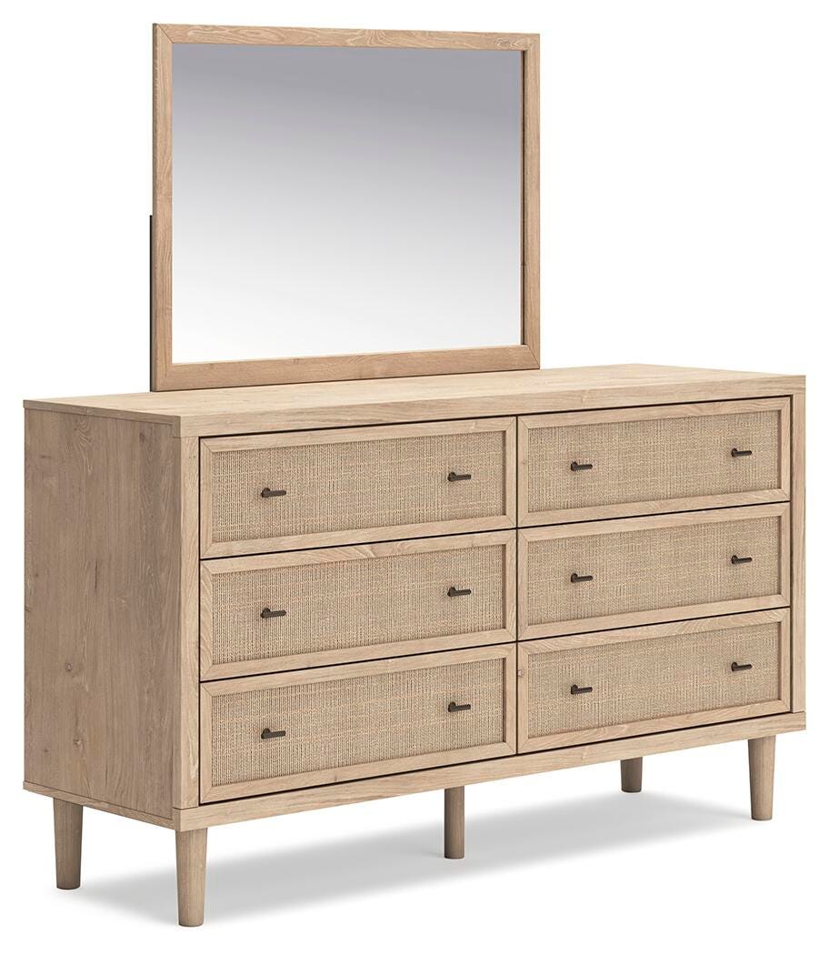 Cielden King Panel Bed, Dresser and Mirror