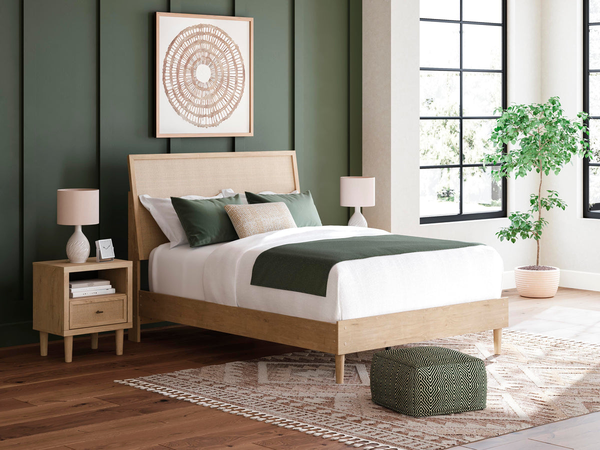Cielden Queen Panel Bed, Dresser and Nightstand