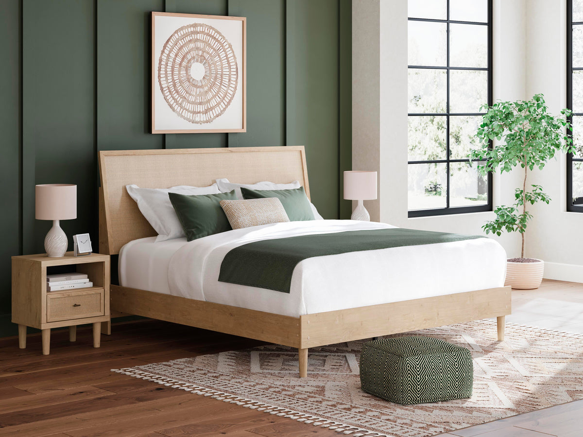 Cielden King Panel Bed, Dresser and Nightstand