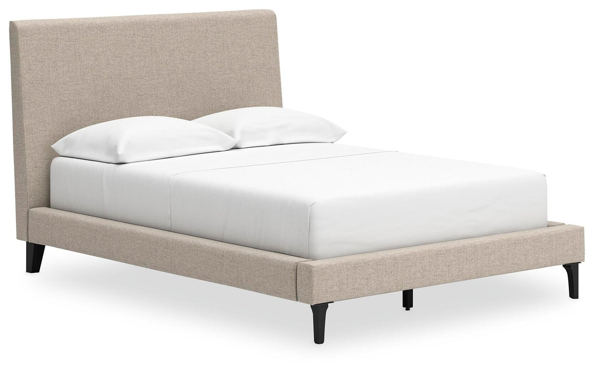 Cielden Full Upholstered Bed with Roll Slats