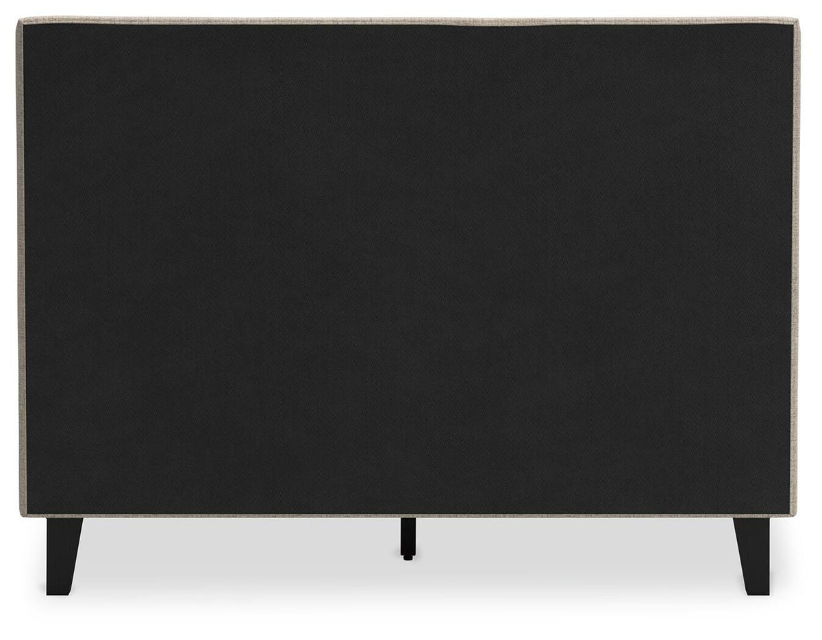 Cielden Full Upholstered Bed with Roll Slats