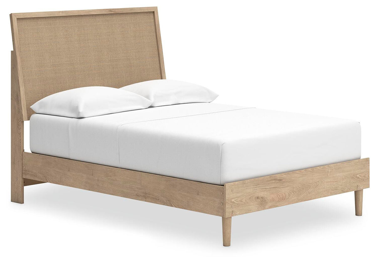 Cielden Full Panel Bed, Dresser and Mirror