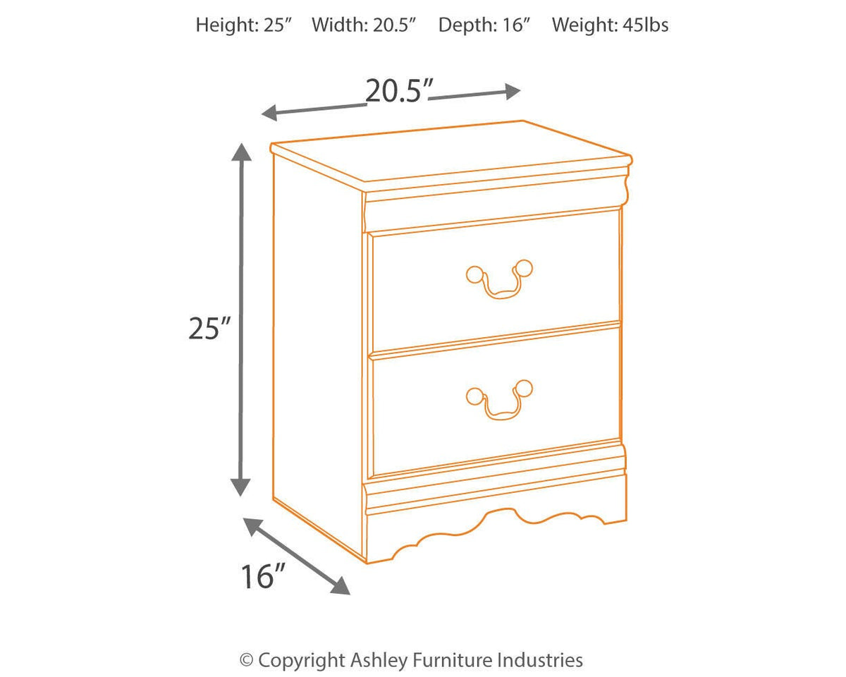 Huey Vineyard Full Sleigh Headboard, Chest and Nightstand