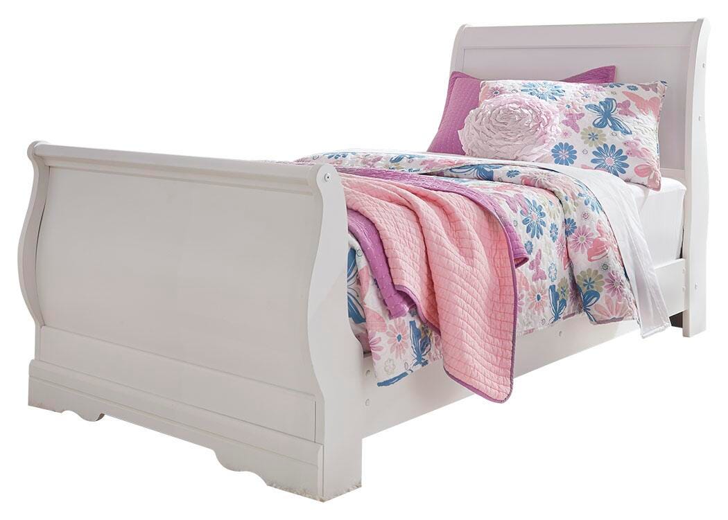 Anarasia Twin Sleigh Bed and Chest