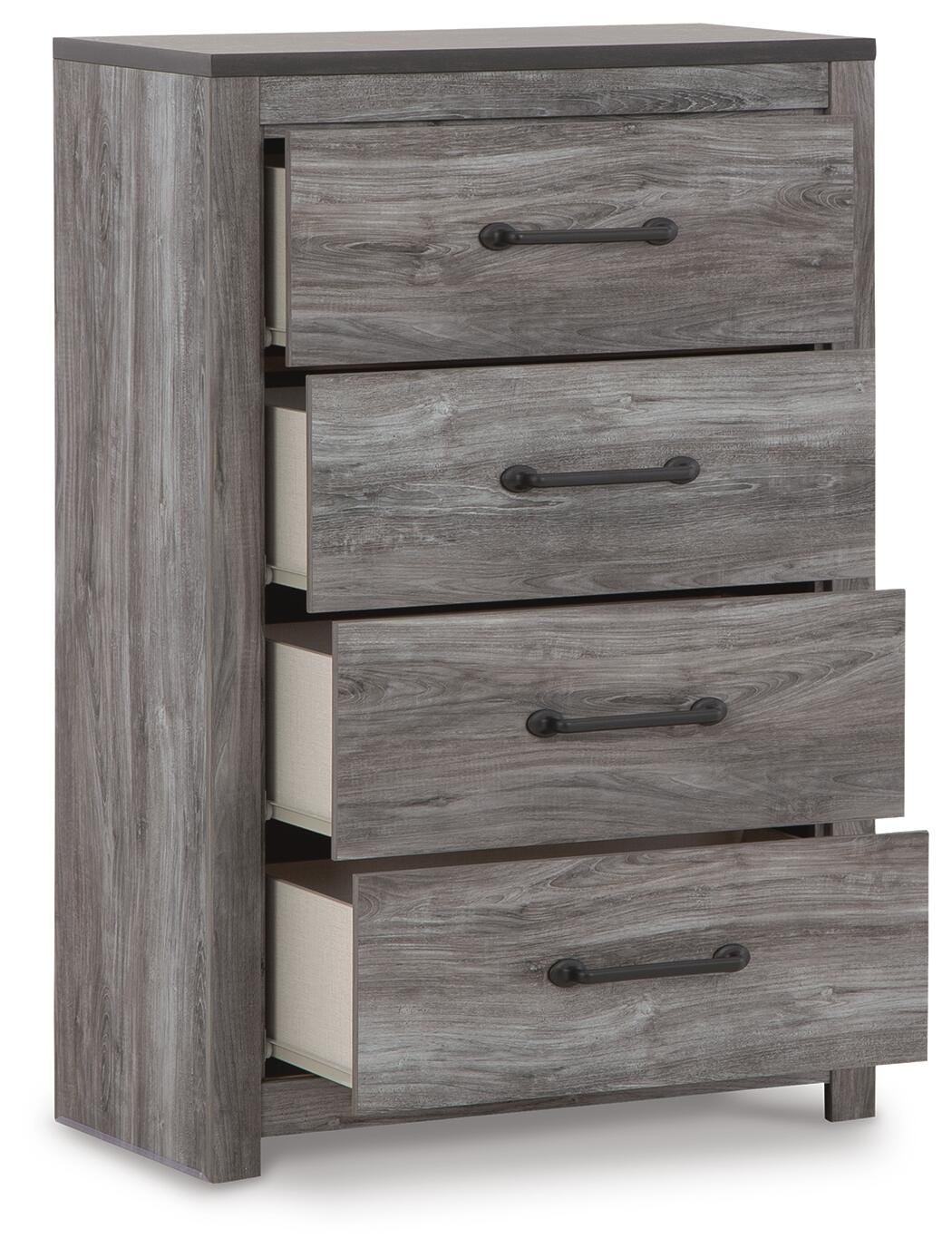 Bronyan King Panel Bed, Dresser, Mirror, Chest and 2 Nightstands