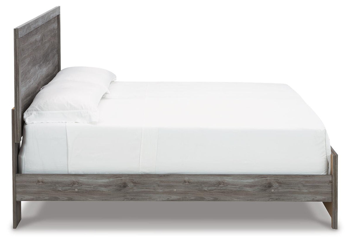 Bronyan King Panel Bed, Dresser, Mirror and Nightstand