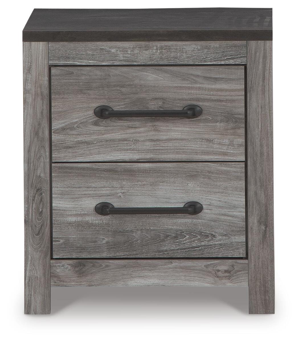 Bronyan King Panel Bed, Dresser, Mirror and Nightstand