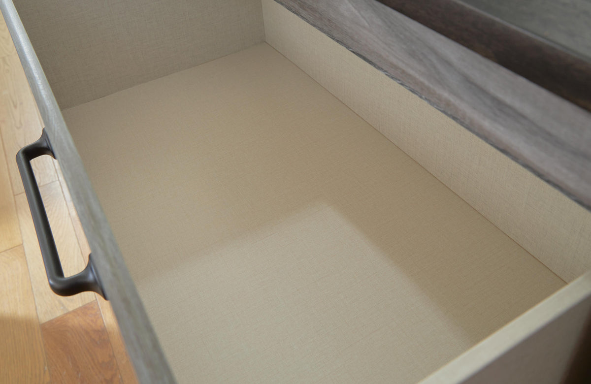 Bronyan King Panel Bed, Dresser and Mirror