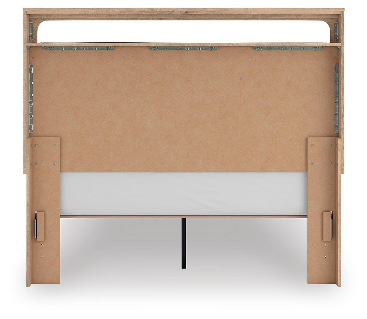 Kinlanni Queen Upholstered Panel Bed, Dresser and Mirror