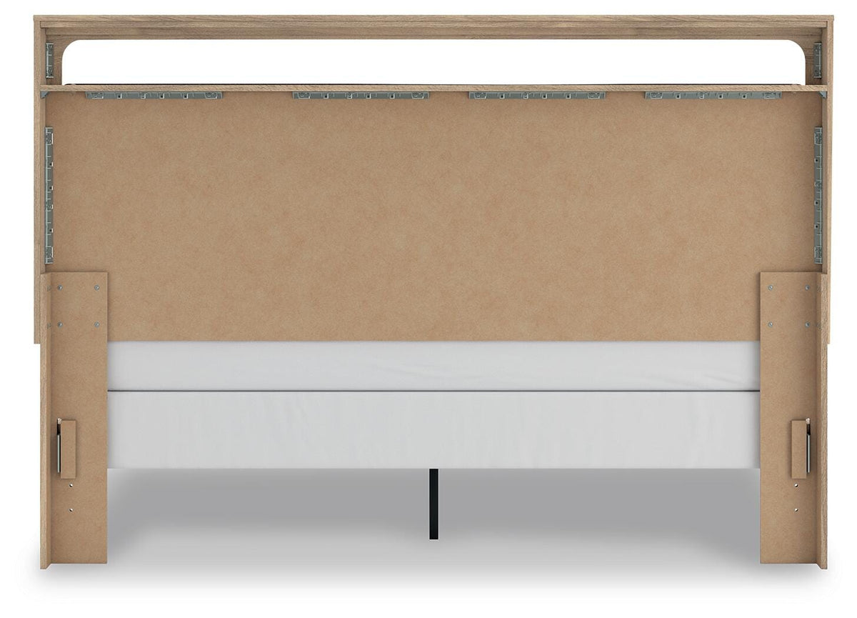 Kinlanni King Upholstered Panel Bed
