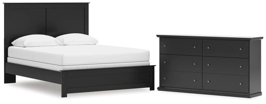 Maribel Queen Panel Bed and Dresser