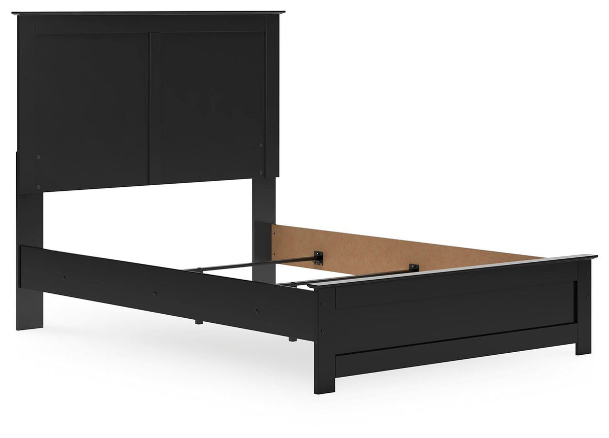 Maribel Full Panel Bed with Dresser, Mirror and 2 Nightstands