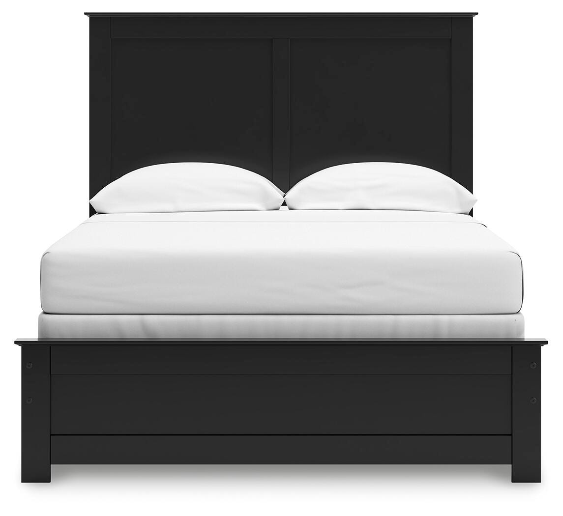 Maribel Full Panel Bed, Dresser, Mirror and Nightstand