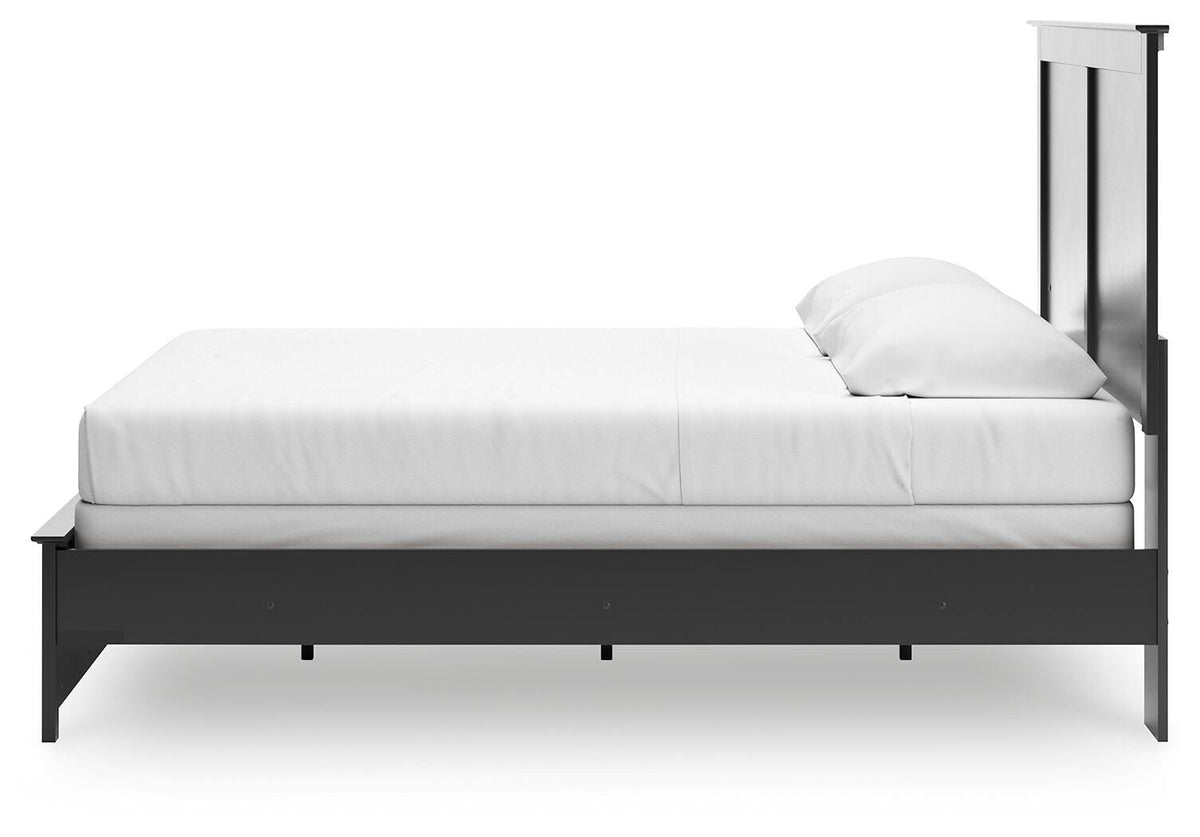 Maribel King Panel Bed, Dresser, Mirror and 2 Nightstands