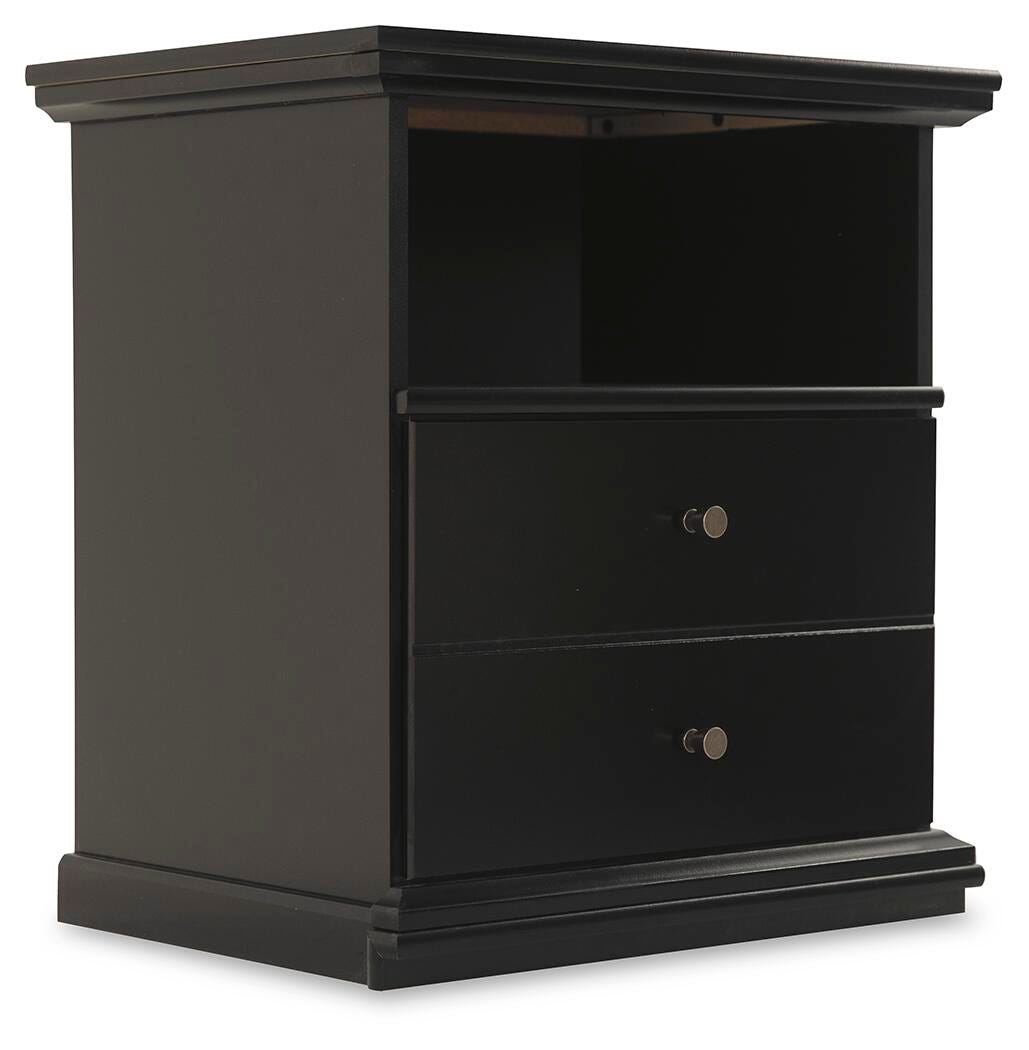 Maribel King Panel Bed, Dresser, Mirror and 2 Nightstands