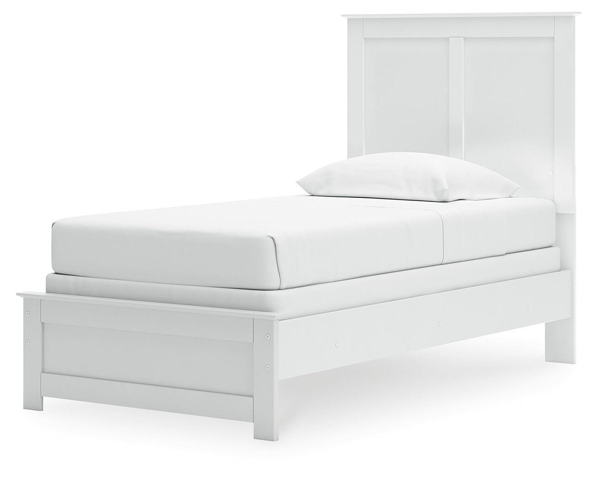 Bostwick Shoals Twin Panel Bed, Dresser and Mirror