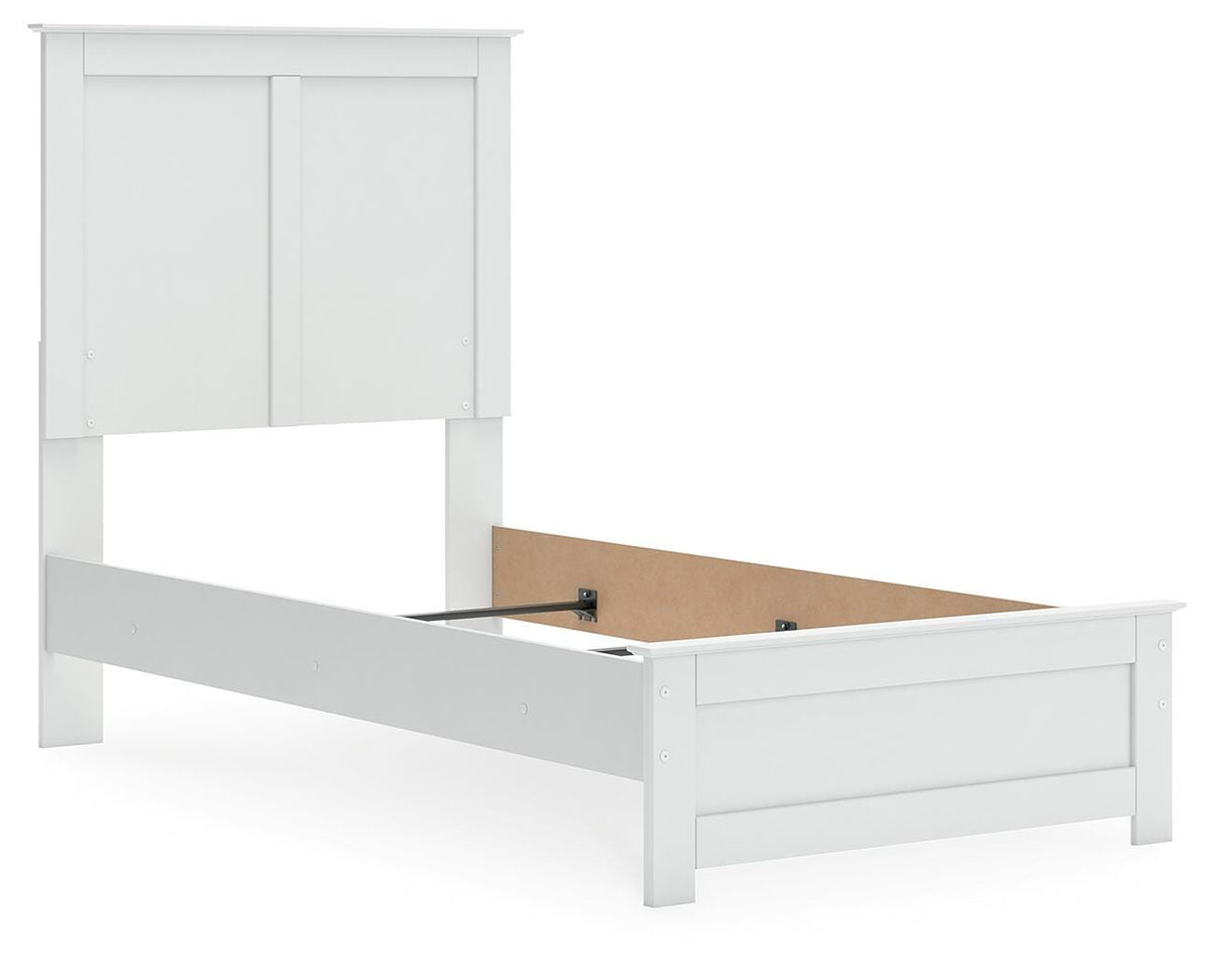 Bostwick Shoals Twin Panel Bed, Dresser, Mirror and Nightstand