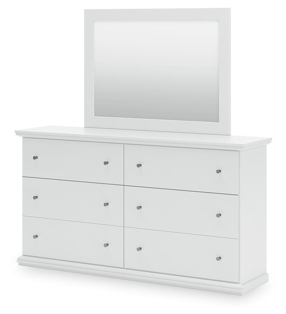 Bostwick Shoals King Panel Bed, Dresser, Mirror and 2 Nightstands