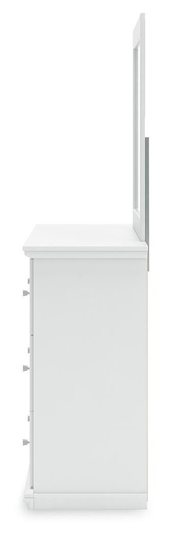 Bostwick Shoals King Panel Bed, Dresser and Mirror