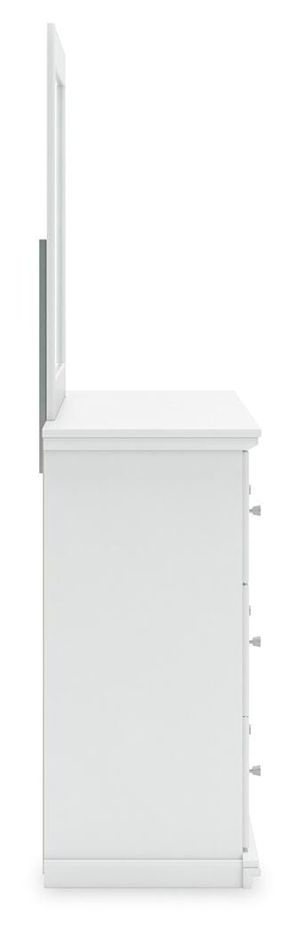 Bostwick Shoals King Panel Bed, Dresser, Mirror and 2 Nightstands
