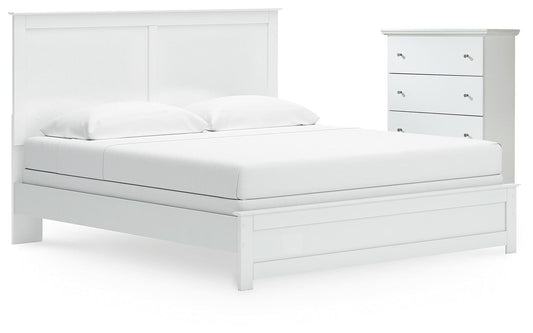 Bostwick Shoals King Panel Bed and Chest